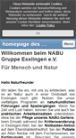 Mobile Screenshot of nabu-esslingen.de